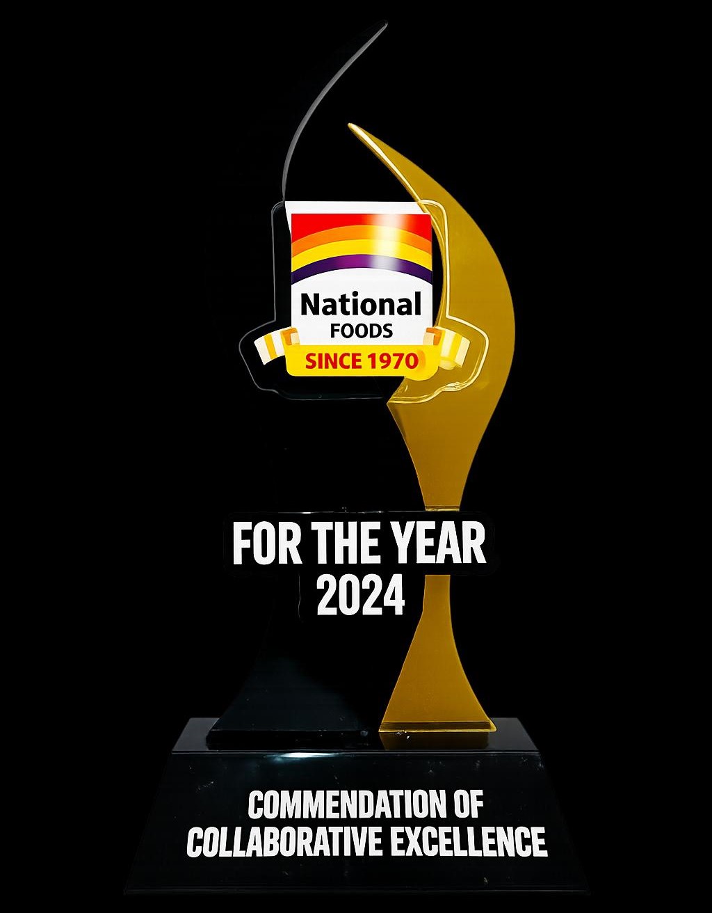 National Foods Award Trophy 2024